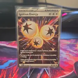 Pokemon TCG Ignition Energy 124/094 Me02 Phantasmal Flames Ultra Rare Holo Engl - Image 1