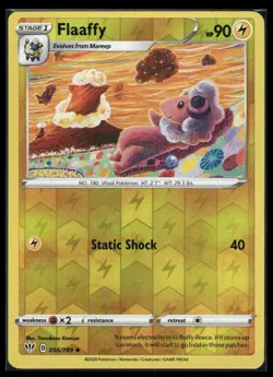 Flaaffy 056/189 Uncommon Darkness Ablaze Pokemon Reverse Holo Near Mint - Image 1
