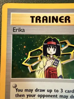 Wizards of the Coast Erika 16/132 Gym Heroes 2000 Holo Rare Trainer English - Image 2