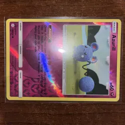 Pokemon Sun & Moon Cosmic Eclipse Reverse Holo Azurill 146/236 NM/M - Image 1