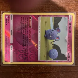 Pokemon Sun & Moon Cosmic Eclipse Reverse Holo Azurill 146/236 NM/M - Image 2