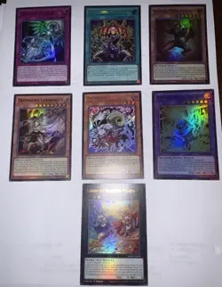 Lot of 7 Yu-Gi-Oh! TCG Maze of Muertos 1st Edition Near Mint Cards - Image 1