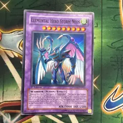 Yugioh! Elemental Hero Storm Neos PTDN-EN043 Super Rare 1st Edition MP - Image 1
