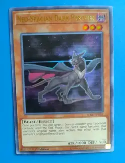Near Mint Yugioh Neo-Spacian Dark Panther BLRR-EN052 Ultra Rare 1st Edition - Image 1