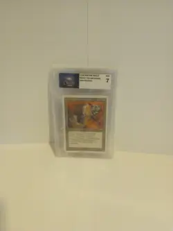 Vintage Rare Graded NM 7 Clockwork Beast Revised Magic The Gathering Card RARE - Image 1