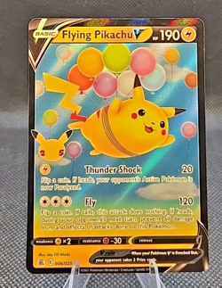 Flying Pikachu V 006/025 Celebrations NM Ultra Rare Pokemon Card - Image 1