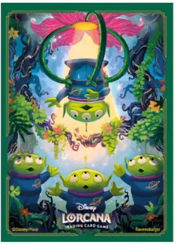 ​Disney Lorcana Official Card Sleeves Toy Story Aliens Little Green Men Japan - Image 1