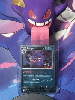 Pokemon Gengar 050/088 GameStop Exclusive Cosmo Holo Promo Card NM #3 - Image 1
