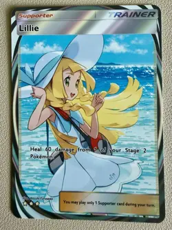 Lillie Trainer Full Art 3 Star Custom DIY Fan Art Card from Pokemon Pocket - Image 1