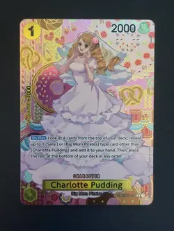 Near Mint Charlotte Pudding OP03-112 SP English Two Legends One Piece Card Game - Image 1