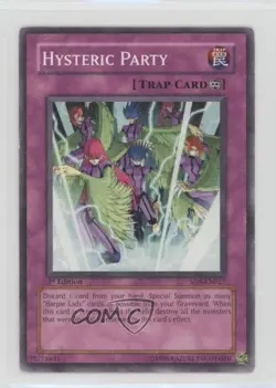 Hysteric Party 1st Ed. YuGiOh Lord of the Storm Structure Deck #SD8-EN027 READ - Image 1