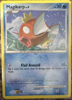 Pokemon Magikarp Platinum 110/147 Common Regular Basic 30HP English TCG Card - Image 1