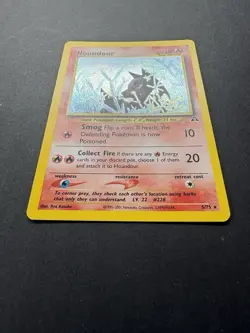 Pokemon TCG Houndour Neo Discovery Holo Rare Card 5/75 - Image 2