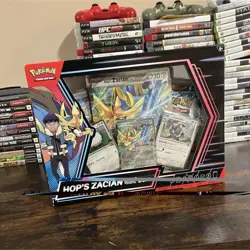 Pokemon Hop's Zacian ex Box Booster Promo Oversized Card Photo Sticker English - Image 1