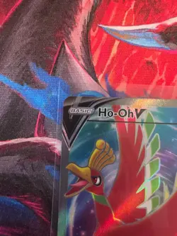 Pokemon Card Ho-Oh V 187/195 Ultra Rare Full Art Silver Tempest Near Mint - Image 2