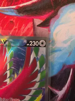 Pokemon Card Ho-Oh V 187/195 Ultra Rare Full Art Silver Tempest Near Mint - Image 3
