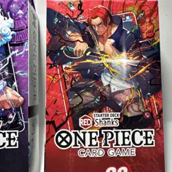 Lot 2 New One Piece Card Game ST-23 ST-26 Starter Deck Red N Purple Black - Image 5