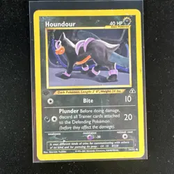 Pokemon Vintage Neo Discovery 1st Edition Lot 6 Cards Teddiursa Scyther Houndour - Image 5