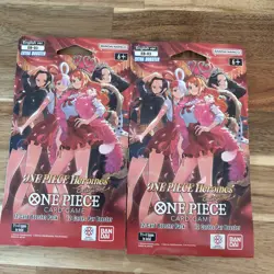 One Piece Card Game 2 Packs Heroines Edition Sleeved Booster Pack HOT - Image 1