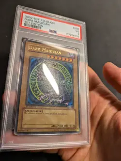 Yugioh Dark Magicians SDY-006 1st Edition Ultra Rare PSA 3 VG! - Image 3