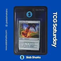 2018 MAGIC: THE GATHERING MASTERS 25 #234 SWIFTFOOT BOOTS - Image 1