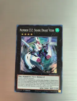 Yugioh! Number C32: Shark Drake Veiss - MP23-EN279 - Super Rare - 1st Edition - Image 1