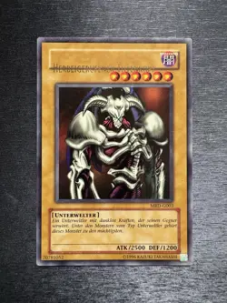 YuGiOh! Summoned Skull MRD-G003 - Error Misprint Name Shift NM German - Image 1