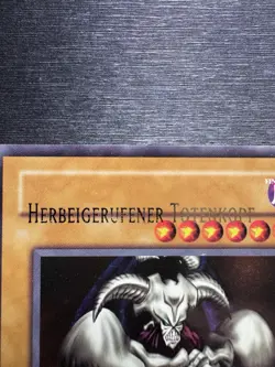 YuGiOh! Summoned Skull MRD-G003 - Error Misprint Name Shift NM German - Image 3