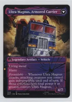 Ultra Magnus Tactician // Armored Carrier Magic The Gathering Transformers #029 - Image 2