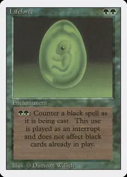 MTG Lifeforce Revised 207 Regular Uncommon LP - Image 1
