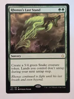 MTG Rhonas's Last Stand Hour of Devastation 132/199 Regular Rare - Image 2