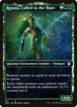 MTG Renata, Called to the Hunt Theros Beyond Death 267 Foil Uncommon - Image 1