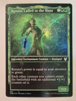MTG Renata, Called to the Hunt Theros Beyond Death 267 Foil Uncommon - Image 2