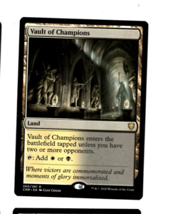 1x Vault of Champions Commander Legends LP mtg - Image 1