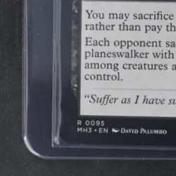 2024 MAGIC: THE GATHERING MODERN HORIZONS 3 #0095 FLARE OF MALICE - Image 4