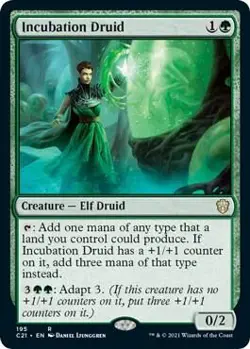 Incubation Druid 195 Rare Commander 2021 Near Mint - Image 1