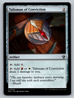 Talisman of Conviction U 0240 Murders at Karlov Manor (MKC) Regular - Image 1