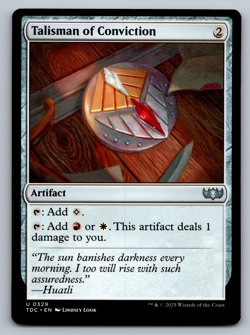 Talisman of Conviction U 0329 Tarkir: Dragonstorm Regular - Image 1