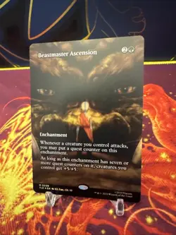 Magic MTG Avatar Beastmaster Ascension TLE 0039 Borderless Foil Mythic - Image 3