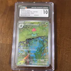 2023 POKEMON SCARLET & VIOLET 151 #167 IVYSAUR CGC 10 GEM MINT - Image 1