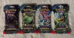 Pokemon TCG: 4x Twilight Masquerade Sleeved Booster Packs (Full Art Set) - Image 1