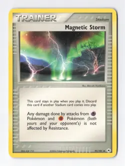 Magnetic Storm 91/101 Uncommon Regular Hidden Legends Vintage Pokemon Card LP/NM - Image 1