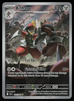 BISHARP 143/086 ILLUSTRATION RARE BLACK BOLT POKEMON NM/M - Image 1