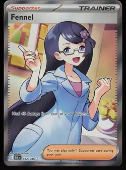 FENNEL 162/086 ULTRA RARE BLACK BOLT POKEMON NM/M - Image 1