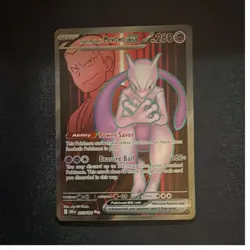 Pokemon Team Rocket's Mewtwo ex 213/182 Sv10: Destined Rivals Ultra Rare Holo - Image 1