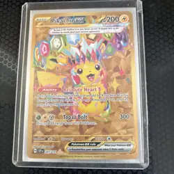 Pokemon Pikachu EX Full Art Holo Pokemon Card 247/191 200 HP 300 Attack - Image 2