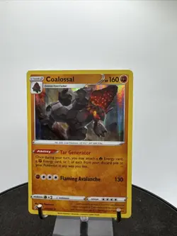 Coalossal - 107/192 - Holo - Rebel Clash - Pokemon - Near Mint/ Mint - Image 1
