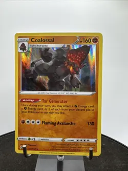 Coalossal - 107/192 - Holo - Rebel Clash - Pokemon - Near Mint/ Mint - Image 2