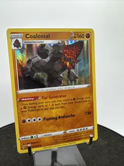Coalossal - 107/192 - Holo - Rebel Clash - Pokemon - Near Mint/ Mint - Image 3