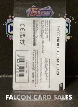 Pokemon TCG Perfect Order Pre-release STAFF Stamped Promos MEP064-67 Grandmaster - Image 2